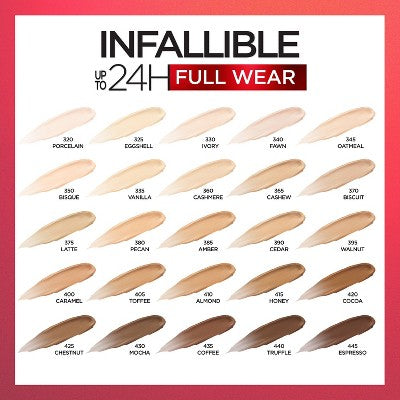 L'Oreal Paris Infallible Full Wear Waterproof Concealer 350 Bisque 0.33 fl oz - New This is Beauty US