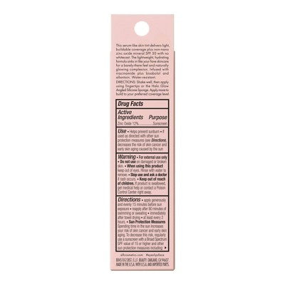 e.l.f. Halo Glow Skin Tint Light Coverage Foundation SPF 50 7 Medium Warm 1 fl oz - Imperfect Box This is Beauty US