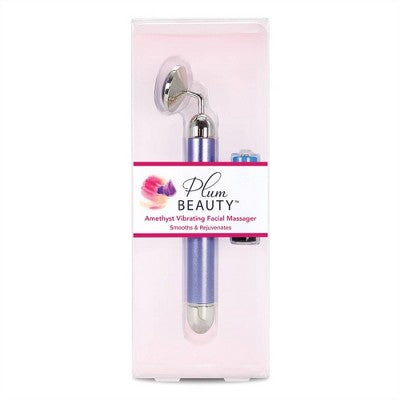 Plum Beauty Amethyst Vibrating Facial Massager - New This is Beauty US