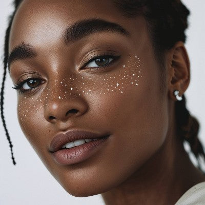 Fazit Silver Glitter Freckle Makeup Patches - New This is Beauty US