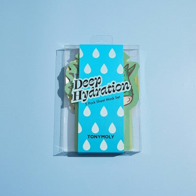 TONYMOLY Deep Hydration Sheet Mask Set 5ct - New This is Beauty US