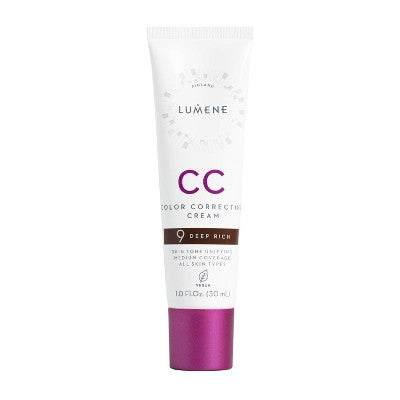 Lumene CC Color Correcting Cream 9 Deep Rich 1 fl oz - New This is Beauty US