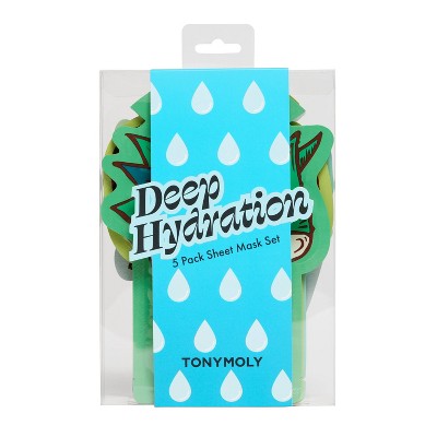 TONYMOLY Deep Hydration Sheet Mask Set 5ct - New This is Beauty US