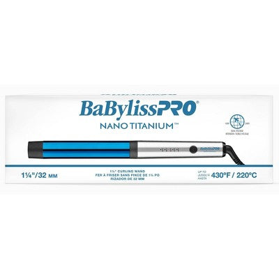 BaBylissPRO Nano Titanium Curling Wand Blue - New This is Beauty US