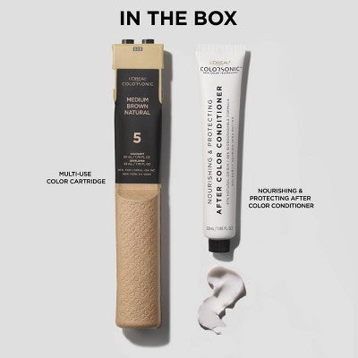 L'Oreal Paris Colorsonic Permanent Hair Color Medium Blonde Ash 8.5A - Imperfect Box This is Beauty US