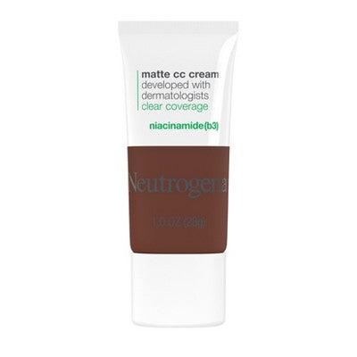 Neutrogena Clear Coverage Flawless Matte CC Cream - Full Coverage 10.0 Sienna This is Beauty US