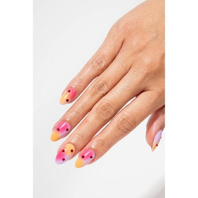 Chillhouse Chill Tips Press-On Fake Nails Sunset Sorbet 24ct - New This is Beauty US