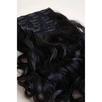 Curlkalon Soft Curl 10 inch Clip-In Natural Black Hair Extensions 9ct - Imperfect Box This is Beauty US