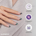 KISS imPRESS Press-On Manicure Fake Nails Best Life - New This is Beauty US