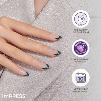 KISS imPRESS Press-On Manicure Fake Nails Best Life - New This is Beauty US