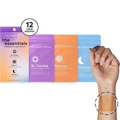 The Good Patch The Essentials Plant-Based Vegan Wellness Patch 12ct - New This is Beauty US