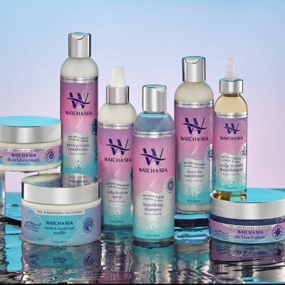 Watch & Sea This Hold Maximum & Shimmery Slickback Glaze Hair Gel 8 fl oz - Imperfect Container This is Beauty US