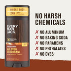 Every Man Jack All Over Solid Deodorant Fresh Citrus 2.6oz - New This is Beauty US