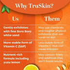 TruSkin Vitamin C Brightening Gentle Face Scrub 4oz - New This is Beauty US