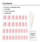 Dashing Diva Glaze Semi-Cured Gel Nail Polish Strips Jelly Glaze 32ct - New This is Beauty US