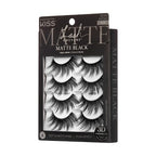 KISS Products Lash Couture Matte Black False Eyelashes Matte Cheviot 8ct - New This is Beauty US