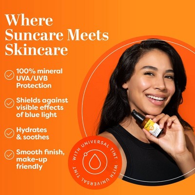 TruSkin Mineral Sunscreen Facial Serum with Vitamin C SPF 30 1 fl oz - New This is Beauty US