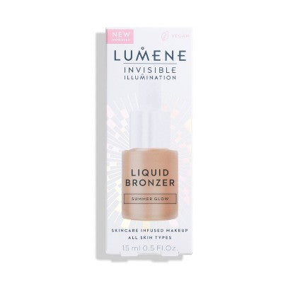 Lumene Invisible Illumination Liquid Bronzer Summer Glow 0.5 fl oz - New This is Beauty US