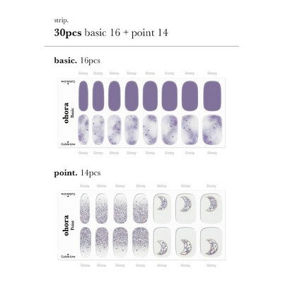 Ohora Gel Nail Design Line Goblin Moon 30ct - New This is Beauty US