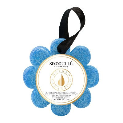 Spongelle Daisy Flower Collection Bath Sponges - Freesia Pear This is Beauty US