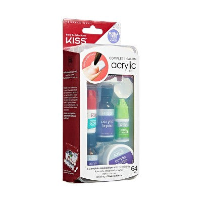 KISS Products Complete Salon Acrylic DIY Manicure Kit 64ct - New This is Beauty US