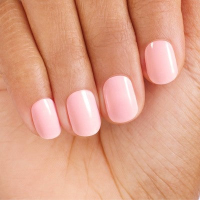 Dashing Diva Glaze Semi-Cured Gel Nail Polish Strips Starter Kit Powder Pink 32ct - New This is Beauty US