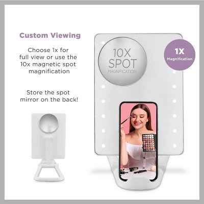 Conair LED Hollywood Lighted Social Media Makeup Mirror White - Imperfect Box This is Beauty US