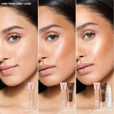 L'Oreal Paris Lumi Le Glow Tint Liquid Skin Tint 100 Cool 0.84 fl oz - Imperfect Container This is Beauty US