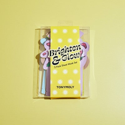 TONYMOLY Brighten & Glow Sheet Mask Set - New This is Beauty US