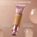 L'Oreal Paris Lumi Le Glow Tint Liquid Skin Tint 100 Cool 0.84 fl oz - Imperfect Container This is Beauty US