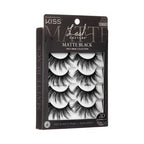KISS Products Lash Couture Matte Black False Eyelashes Matte Cheviot 8ct - New This is Beauty US