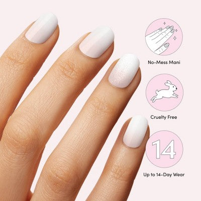 Dashing Diva Glaze Semi-Cured Gel Nail Polish Strips Luxe Expensive 32ct - New This is Beauty US