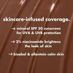 e.l.f. Halo Glow Skin Tint Light Coverage Foundation SPF 50 7 Medium Warm 1 fl oz - Imperfect Box This is Beauty US