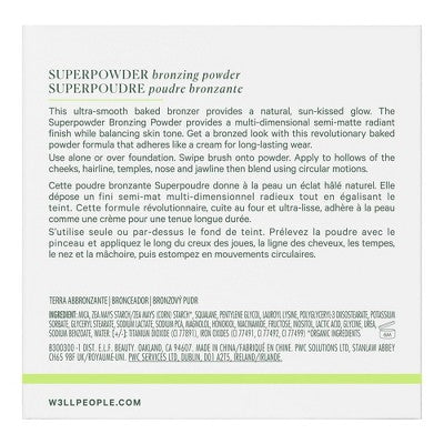 Well People Superpowder Bronzing Powder Sun Glow 0.31oz - Imperfect Box This is Beauty US