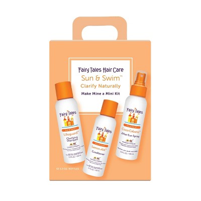 Fairy Tales Sun & Swim Shampoo, Conditioner and Spray Travel Kit 9.9 fl oz/3pk - New This is Beauty US