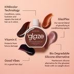 Glaze SuperGloss Color Conditioning Hair Gloss Chocolate Gleam Brown 6.4 fl oz - New This is Beauty US