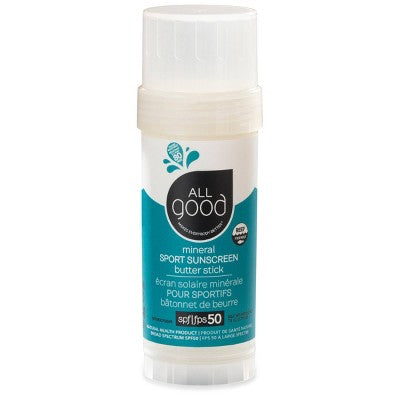 All Good Sport Sunscreen Butter Stick Water Resistant SPF 50+ 2.75oz - New This is Beauty US