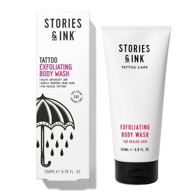 Stories & Ink Enhancing Exfoliating Body Wash 6.76 fl oz - New This is Beauty US
