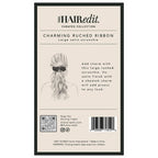 The Hair Edit Charming Ruched Ribbon Satin Scrunchie - Imperfect Box This is Beauty US