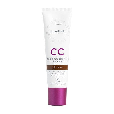 Lumene CC Color Correcting Cream 7 Deep 1 fl oz - New This is Beauty US