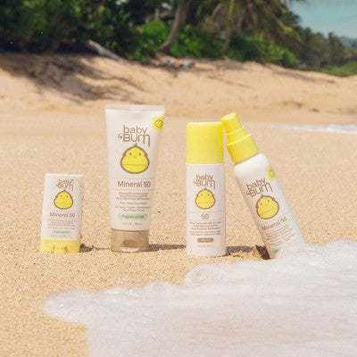 Baby Bum Mineral Sunscreen Lotion SPF 50 3oz - New This is Beauty US