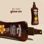 Hawaiian Tropic Tanning Oil Pump Spray SPF 15 8 fl oz - Imperfect Container This is Beauty US