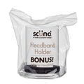 scünci Headband and Hair Accessories Organizer with Bonus Headband Clear 2pcs - New This is Beauty US
