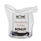 scünci Headband and Hair Accessories Organizer with Bonus Headband Clear 2pcs - New This is Beauty US