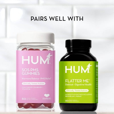 HUM Nutrition SOS PMS for PMS Relief & Mood Support Vegan Gummies 60ct - New This is Beauty US