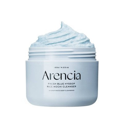 Arencia Rice Mochi Cleanser Fresh Blue Hyssop 4.23oz - New This is Beauty US