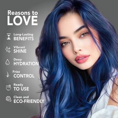 Splat Semi-Permanent Hair Color Naturals Blue 6 fl oz - New This is Beauty US