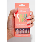 Chillhouse Chill Tips Press-On Fake Nails Cherry Picking 24ct - New This is Beauty US