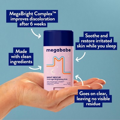 Megababe Night Rescue Lotion Lavender 2.12oz - New This is Beauty US