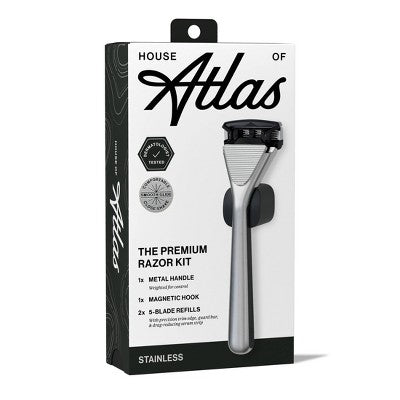 House of Atlas Premium Razor Kit 5ct - New This is Beauty US